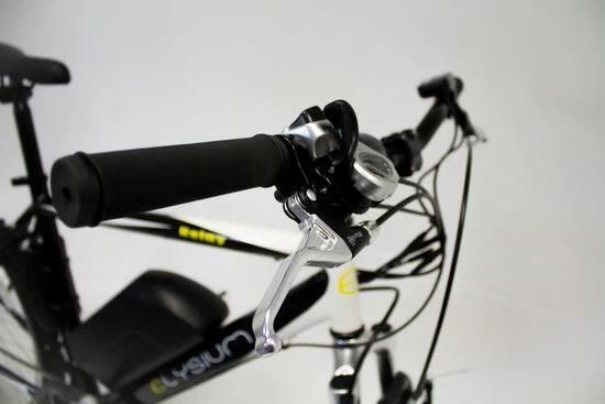 Cyclotricity Elysium Relay Cross-Bar Electric Mountain Bike 26" Wheel, 6 Speed - Black / White 7 Cyclotricity Elysium Relay Cross-Bar Electric Mountain Bike 26" Wheel, 6 Speed - Black / White - Image 5