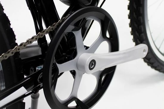 Cyclotricity Elysium Relay Cross-Bar Electric Mountain Bike 26" Wheel, 6 Speed - Black / White 8 Cyclotricity Elysium Relay Cross-Bar Electric Mountain Bike 26" Wheel, 6 Speed - Black / White - Image 6