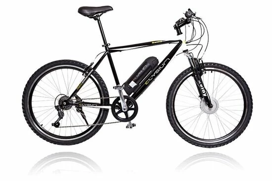 Cyclotricity Elysium Relay Cross-Bar Electric Mountain Bike 26" Wheel, 6 Speed - Black / White 3 Cyclotricity Elysium Relay Cross-Bar Electric Mountain Bike 26" Wheel, 6 Speed - Black / White