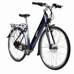 Emu Classic MK3 Step Through Electric Bike, 700c Wheel - Navy -Cheap Hybrid Electric Bikes Store emu classic mk3 step through x 41756