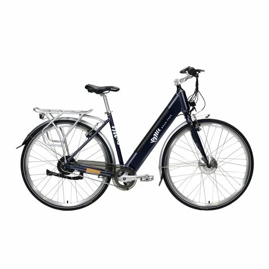 Emu Classic MK3 Step Through Electric Bike, 700c Wheel - Navy 3 Emu Classic MK3 Step Through Electric Bike, 700c Wheel - Navy