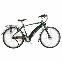 Emu Crossbar Hybrid City Electric Bike - British Racing Green New Spec