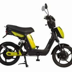Eskuta SX-250 Moped Style EAPC Electric Bike (Series 3) - Matte Acid Yellow -Cheap Hybrid Electric Bikes Store eskuta sx 250 moped style e bike x 42306