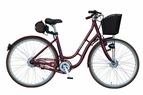 Ex Demo Batribike Quintessential Step Through Electric Bike - Burgundy 4 Ex Demo Batribike Quintessential Step Through Electric Bike - Burgundy - Image 2