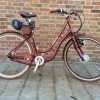 Ex Demo Batribike Quintessential Step Through Electric Bike - Burgundy