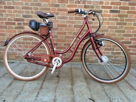 Ex Demo Batribike Quintessential Step Through Electric Bike - Burgundy 3 Ex Demo Batribike Quintessential Step Through Electric Bike - Burgundy