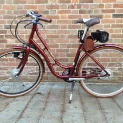 Ex Demo Batribike Quintessential Step Through Electric Bike - Burgundy -Cheap Hybrid Electric Bikes Store ex demo batribike quintessential x 43248 1