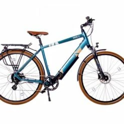 Ex Demo Batribike Vista-X Crossbar Trekking Electric Bike, 28" Wheel, 10.4Ah - Iris Blue