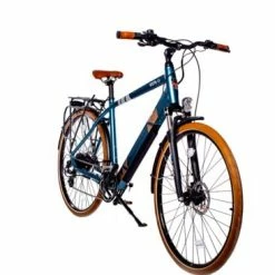 Ex Demo Batribike Vista-X Crossbar Trekking Electric Bike, 28" Wheel, 10.4Ah - Iris Blue -Cheap Hybrid Electric Bikes Store ex demo batribike vista x x 43257