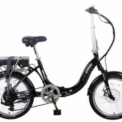 Ex Demo Dallingridge Oxford Folding Electric Bike, 20" Wheel, 8.8Ah - Gloss Black
