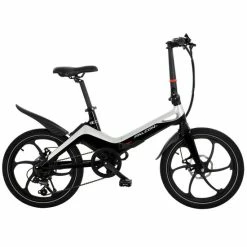 Ex Demo Falcon Flo Folding Electric Bike, 20" Wheel, 7.8Ah Integrated Battery - Black/Silver