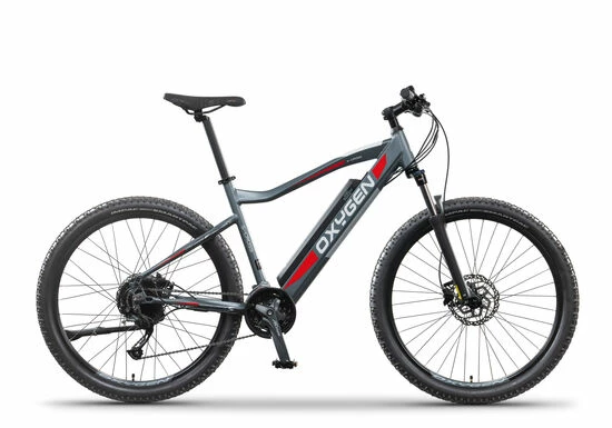 Ex Demo Oxygen S-Cross MTB MKII Electric Mountain Bike, 27 Speed, 27.5" Wheel - Graphite Grey 3 Ex Demo Oxygen S-Cross MTB MKII Electric Mountain Bike, 27 Speed, 27.5" Wheel - Graphite Grey