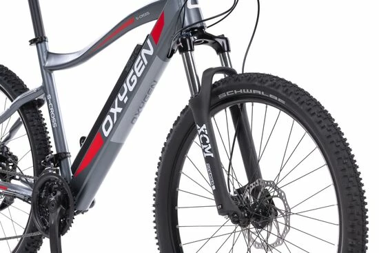 Ex Demo Oxygen S-Cross MTB MKII Electric Mountain Bike, 27 Speed, 27.5" Wheel - Graphite Grey 6 Ex Demo Oxygen S-Cross MTB MKII Electric Mountain Bike, 27 Speed, 27.5" Wheel - Graphite Grey - Image 4