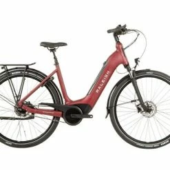 Ex Demo Raleigh Motus Tour Hub Low Step Electric Bike 2022, 51cm - Red