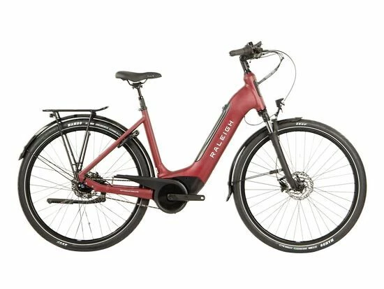Ex Demo Raleigh Motus Tour Hub Low Step Electric Bike 2022, 51cm - Red 3 Ex Demo Raleigh Motus Tour Hub Low Step Electric Bike 2022, 51cm - Red