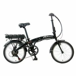 Falcon Compact 20" Folding Commuter Electric Bike, 10Ah, 6 Speed - Gloss Black