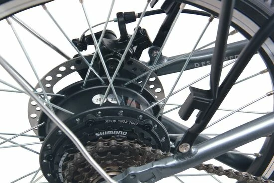 Falcon Crest 20" Folding Electric Bike 10Ah, 6 Speed - Grey 7 Falcon Crest 20" Folding Electric Bike 10Ah, 6 Speed - Grey - Image 5