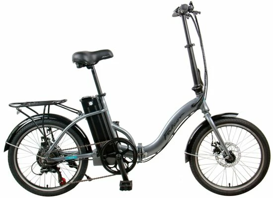 Falcon Crest 20" Folding Electric Bike 10Ah, 6 Speed - Grey 3 Falcon Crest 20" Folding Electric Bike 10Ah, 6 Speed - Grey