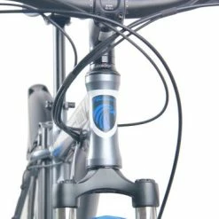 Falcon Spark Alloy Electric Mountain Bike 26" Wheel, 6 Speed, 10Ah - Metallic Grey -Cheap Hybrid Electric Bikes Store falcon spark 26 electric mountain bike x 39821