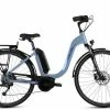 Forme Morley 1 ELS Step Through Hybrid Electric Bike, 700c Wheel, Bosch 400Wh - Blue -Cheap Hybrid Electric Bikes Store forme morley 1 els 700c x 42034