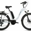 Forme Morley 1 ELS Step Through Hybrid Electric Bike, 26" Wheel, Bosch 400Wh - Gloss White -Cheap Hybrid Electric Bikes Store forme morley 1 els st hybrid x 41979
