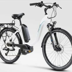 Forme Morley 2 E Step Through Hybrid Electric Bike 2022, 26" Wheel, Bosch 400Wh - Gloss White