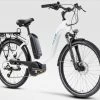 Forme Morley 2 E Step Through Hybrid Electric Bike 2022, 26" Wheel, Bosch 400Wh - Gloss White -Cheap Hybrid Electric Bikes Store forme morley 2 els st hybrid x 42507