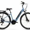 Forme Peak Trail 2ELS Step Through Hybrid Electric Bike, 700c Wheel - Pearl Metallic Blue -Cheap Hybrid Electric Bikes Store forme peak trail 2els x 43003 1