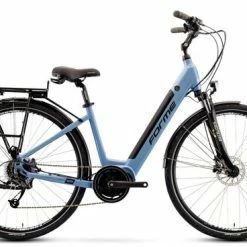 Forme Peak Trail 2ELS Step Through Hybrid Electric Bike, 700c Wheel - Pearl Metallic Blue
