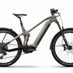 Haibike Adventr FS 10 Full Suspension Trekking Electric Mountain Bike 2023, Yamaha PW-X3 - Warm Grey