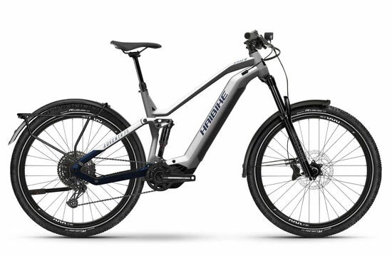 Haibike Adventr FS 9 Full SusTrekking Electric Mountain Bike 2023, Yamaha PW-S2 - Silver/Blue 3 Haibike Adventr FS 9 Full SusTrekking Electric Mountain Bike 2023, Yamaha PW-S2 - Silver/Blue