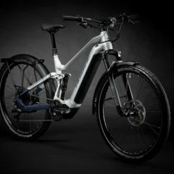Haibike Adventr FS 9 Full SusTrekking Electric Mountain Bike 2023, Yamaha PW-S2 - Silver/Blue -Cheap Hybrid Electric Bikes Store haibike adventr fs 9 2023 x 43301