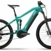 Haibike AllMtn 1 Full Sus Electric Mountain Bike - Aquamarine -Cheap Hybrid Electric Bikes Store haibike allmtn 1 fs emtb x 40918