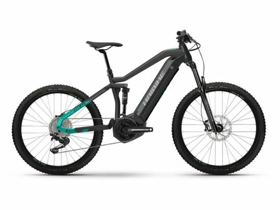 Haibike AllMtn 1 Full Sus Electric Mountain Bike - Anthracite/Teal 3 Haibike AllMtn 1 Full Sus Electric Mountain Bike - Anthracite/Teal
