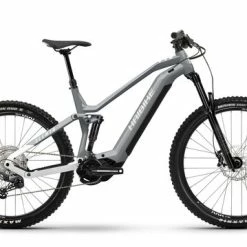 Haibike AllMtn 3 Full Sus Electric Mountain Bike 2023, Mix Wheel, Yamaha PW-X3 - Silver/White