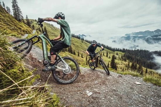 Haibike AllMtn 6 Full Sus Electric Bik, Yamaha PW-X2 Motor, 27.5/29" Wheel - Bamboo Green 5 Haibike AllMtn 6 Full Sus Electric Bik, Yamaha PW-X2 Motor, 27.5/29" Wheel - Bamboo Green - Image 3