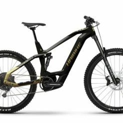 Haibike AllMtn CF 8 Full Sus Electric Mountain Bike 2023, Mix Wheel, Bosch Perf. CX - Black/Gold