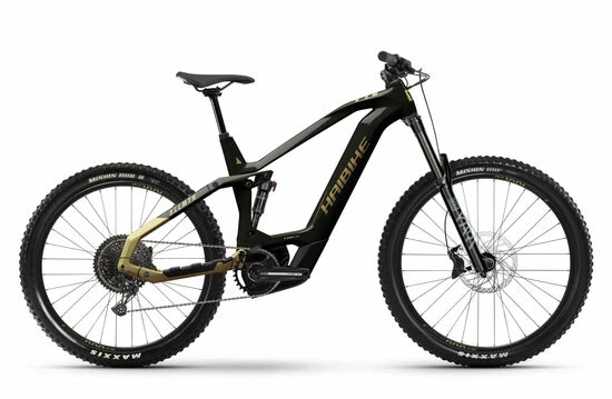 Haibike AllMtn CF 8 Full Sus Electric Mountain Bike 2023, Mix Wheel, Bosch Perf. CX - Black/Gold 3 Haibike AllMtn CF 8 Full Sus Electric Mountain Bike 2023, Mix Wheel, Bosch Perf. CX - Black/Gold