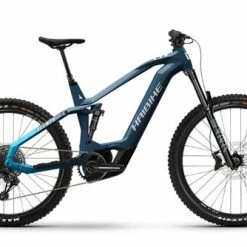 Haibike AllMtn CF 9 Full Sus Electric Mountain Bike 2022, Mix Wheel, Bosch Perf. CX - Blue/Azure