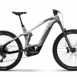 Haibike AllMtn CF 9 Full Sus Electric Mountain Bike 2022, Mix Wheel, Bosch Perf. CX - Urban Grey