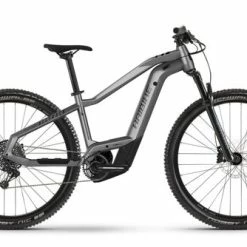 Haibike AllTrack 9 Hardtail Electric Mountain Bike 2023, Bosch Performance CX - Silver/Black