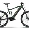 Haibike AllTrail 4 Full Sus Electric Mountain Bike 2022, 27.5" Wheel, Yamaha PW-ST - Green/Camel -Cheap Hybrid Electric Bikes Store haibike alltrail 4 full sus emtb 2022 x 42425