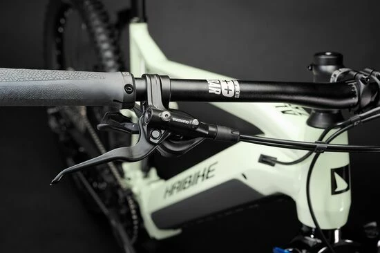 Haibike AllTrail 4 Full Sus Electric Mountain Bike 2022, 27.5" Wheel, Yamaha PW-ST - Gloss Honeydew 5 Haibike AllTrail 4 Full Sus Electric Mountain Bike 2022, 27.5" Wheel, Yamaha PW-ST - Gloss Honeydew - Image 3