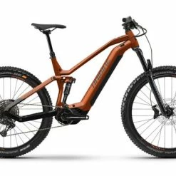 Haibike AllTrail 6 Full Sus Electric Mountain Bike 2023, 27.5" Wheel, Yamaha PW-S2 - Lava Orange