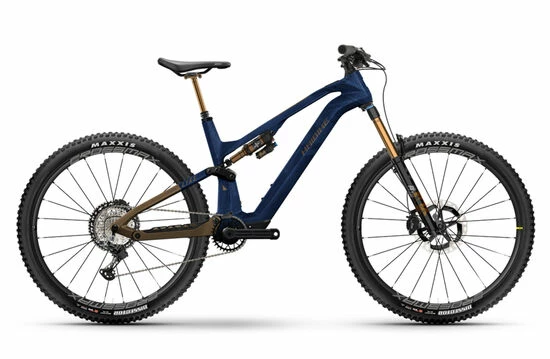 Haibike Lyke CF SE Full Suspension Electric Mountain Bike 2023, 29" Wheel - Blue Carbon/Bronze 3 Haibike Lyke CF SE Full Suspension Electric Mountain Bike 2023, 29" Wheel - Blue Carbon/Bronze