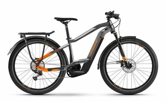 Haibike Trekking 10 HIGH Hybrid Electric Bike 2021, BOSCH Perf. CX, 625Wh - Titan/Lava 3 Haibike Trekking 10 HIGH Hybrid Electric Bike 2021, BOSCH Perf. CX, 625Wh - Titan/Lava