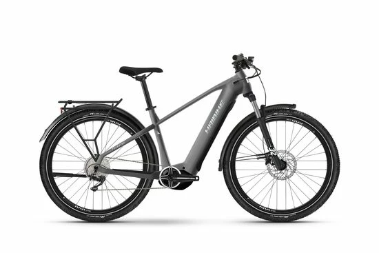 Haibike Trekking 4 High Hybrid Electric Bike 2023, 27.5 Wheel, Yamaha PW-S2 - Silver/Pearl 3 Haibike Trekking 4 High Hybrid Electric Bike 2023, 27.5 Wheel, Yamaha PW-S2 - Silver/Pearl