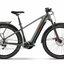 Haibike Trekking 5 HIGH All-Rounder Electric Bike 2023, 27.5" Wheel, Yamaha PW-S2 - Gloss Moss