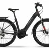 Haibike Trekking 6 LOW Hybrid Electric Bike 2022, Yamaha PW-ST, 630Wh - Black/Red Reflex -Cheap Hybrid Electric Bikes Store haibike trekking 6 low i630 2022 x 42178