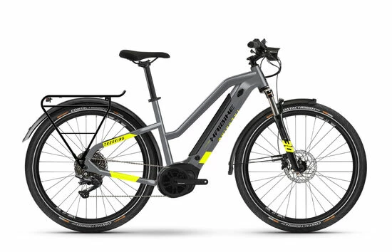 Haibike Trekking 6 Lowstandover Hybrid Electric Bike 2022 (Crossover), Yamaha PW-ST, 500Wh - Grey 3 Haibike Trekking 6 Lowstandover Hybrid Electric Bike 2022 (Crossover), Yamaha PW-ST, 500Wh - Grey